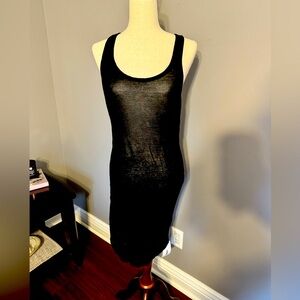James Perse black tank dress- brand size 2